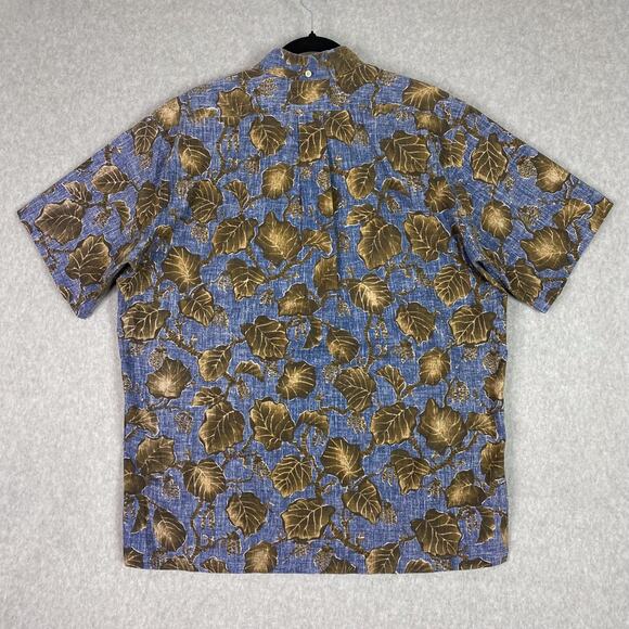 Vintage Reyn Spooner Mens L 1/2 Button Down Hawaiian Shirt All Over Print - Picture 5 of 7